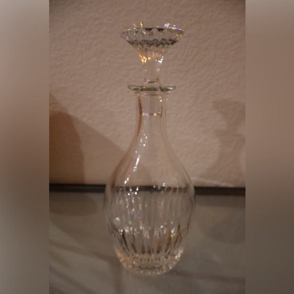 BACCARAT FRANCE 'MASSENA' Crystal Decanter Handcrafted, 11.25" Tall & 30 Ounces - Picture 4 of 14